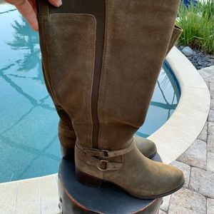 Naturalizer Kiana Suede Boot 9 Dark Forest